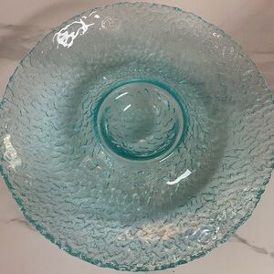 Beautiful Italian  recycled glass dish